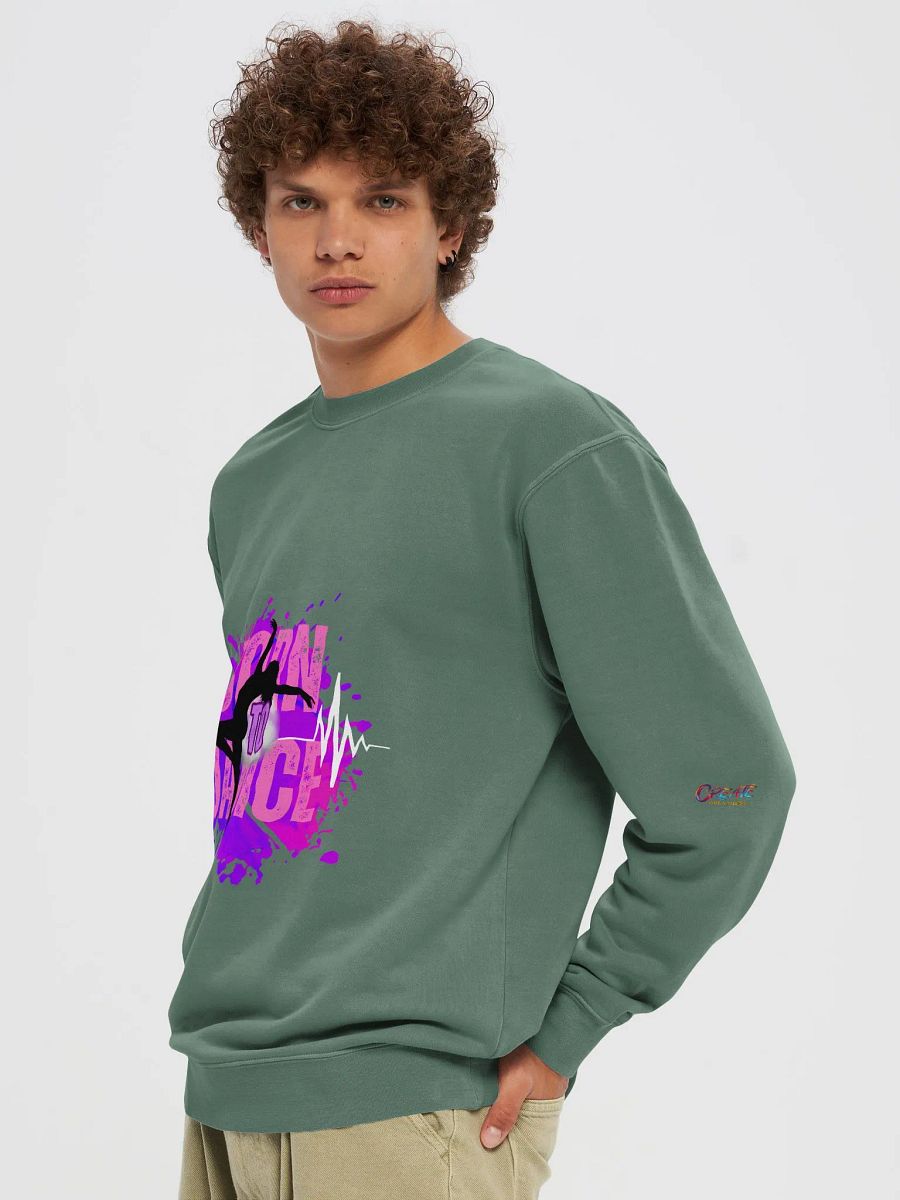 Born to Dance Her Silhouette Unisex Pigment Dyed Sweatshirt product image (68)