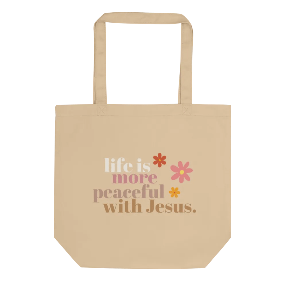 Peace With Jesus Eco-Friendly Tote product image (1)