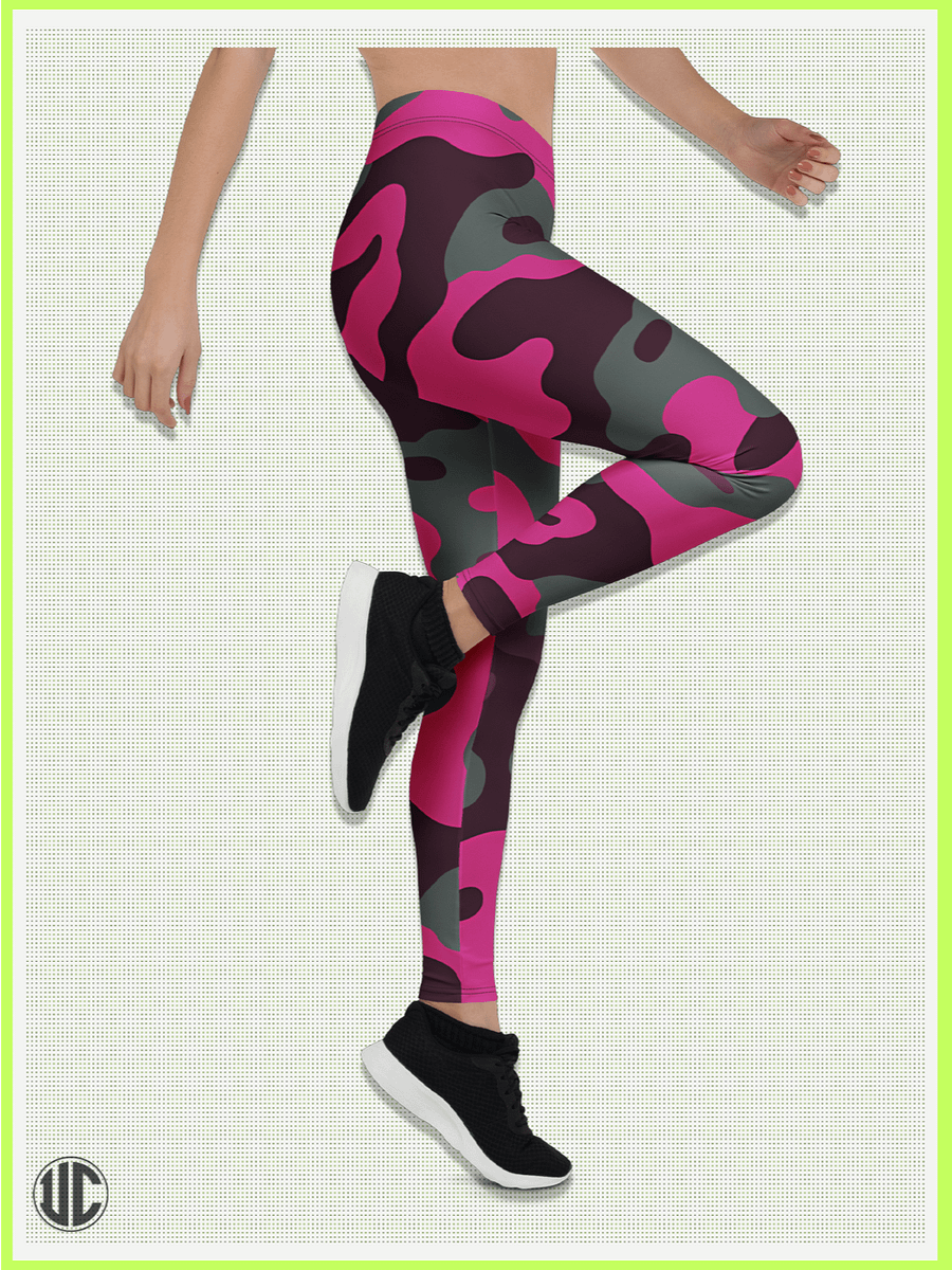 Savage Woodland Pink Camo – Women’s Leggings product image (3)