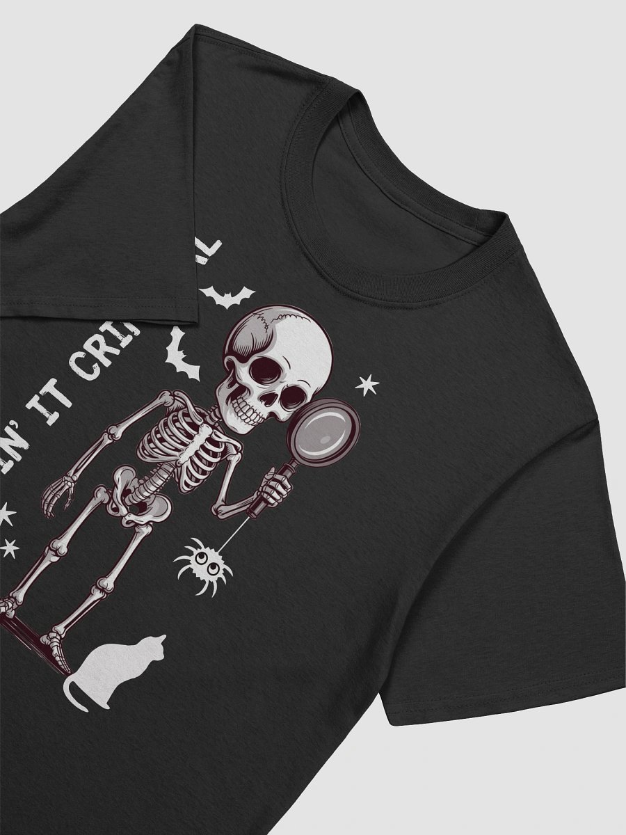 Creepin’ It Criminal Halloween T-Shirt for True Crime Lovers - Dark product image (7)