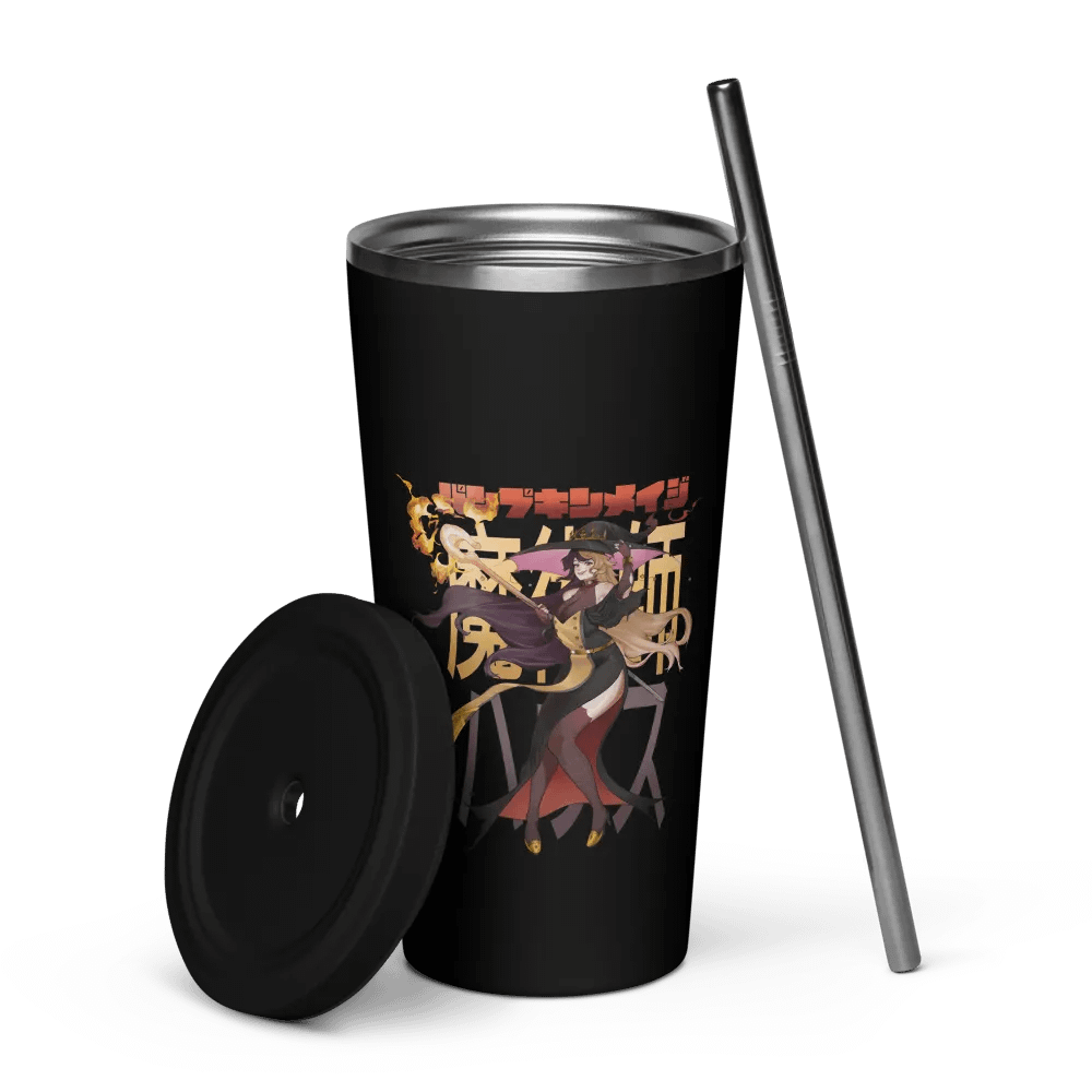 Pumpkin Mage: Goddess of the Gourds - Insulated Tumbler w/ Straw product image (4)