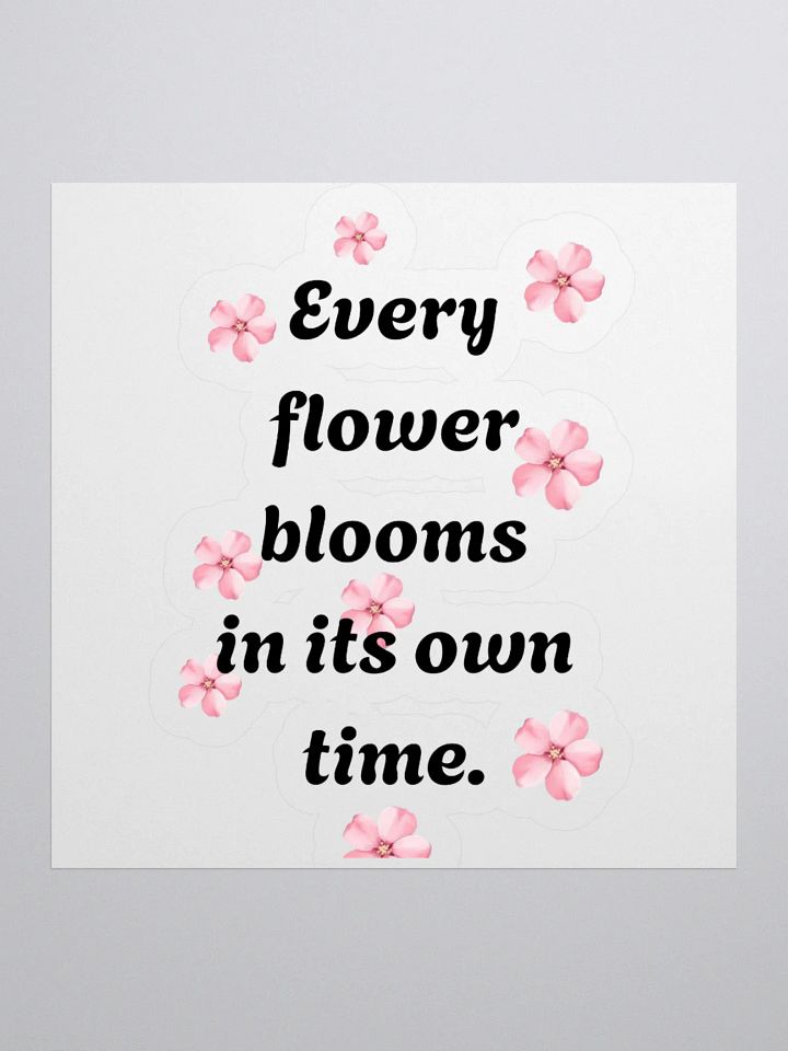 Every Flower Blooms Kiss Cut Stickers product image (2)