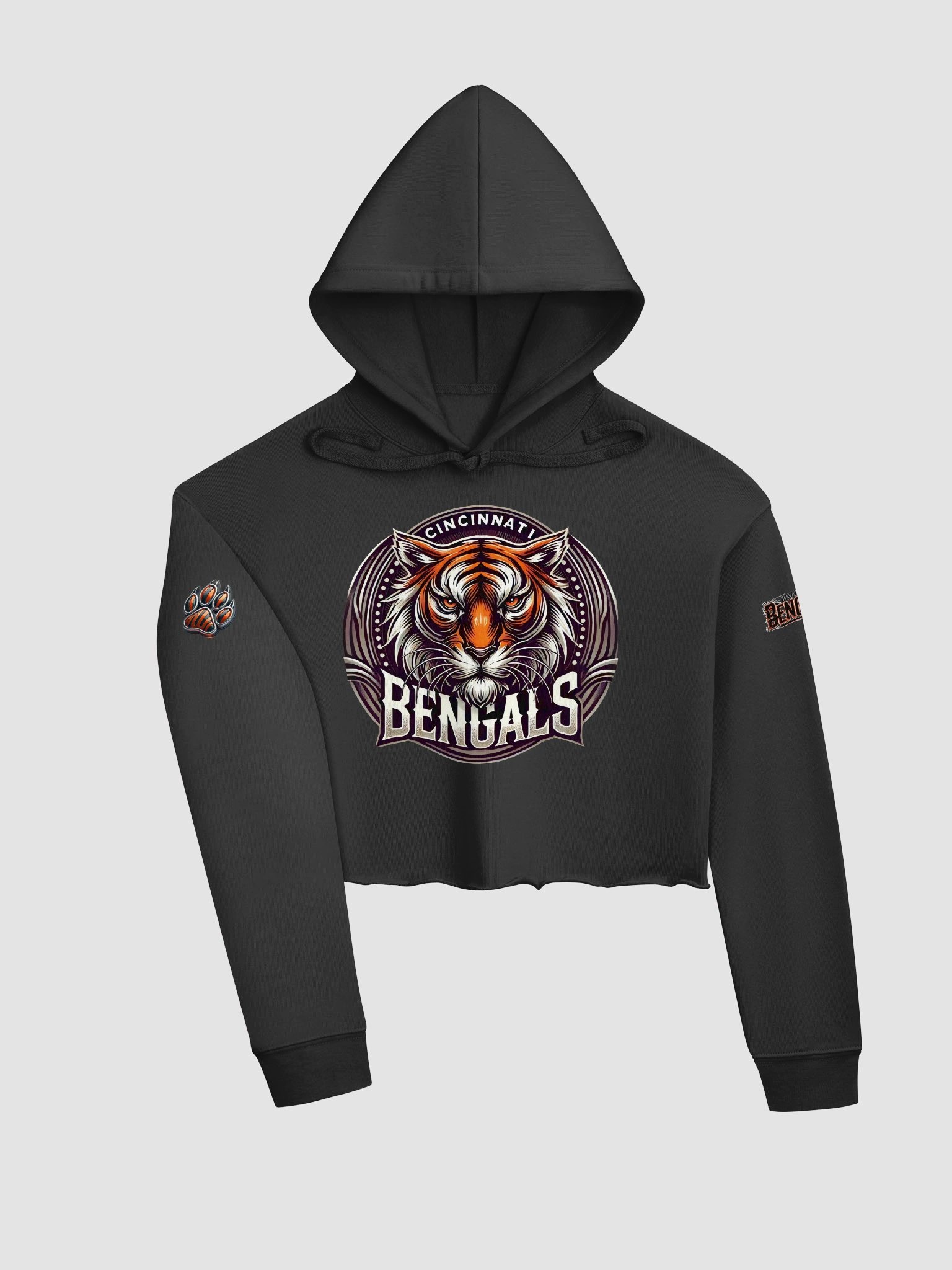 Cincinnati "Tiger Pride" Crop Hoodie | Cincinnati Bengals | NFL Home Locker product image (13)