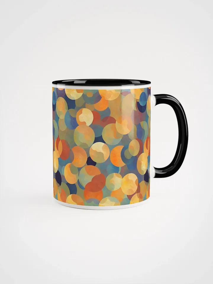 Coffee Mug with Color Inside - Modern Boho Watercolor Spheres product image (2)