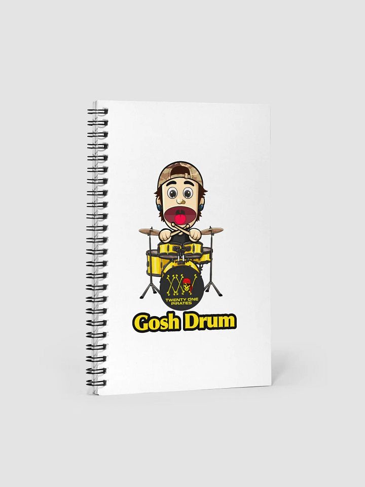 Gosh Drum Spiral Notebook product image (1)