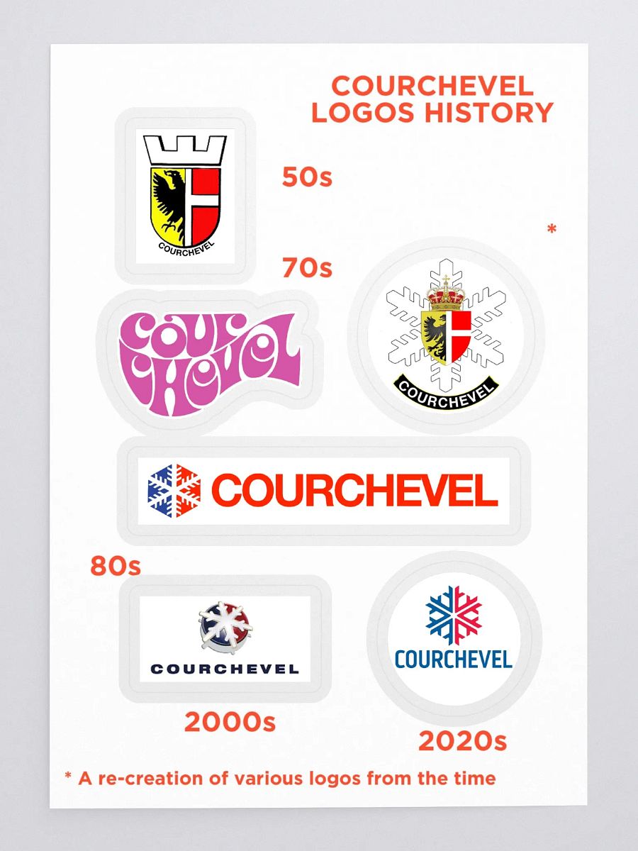Courchevel stickers product image (3)