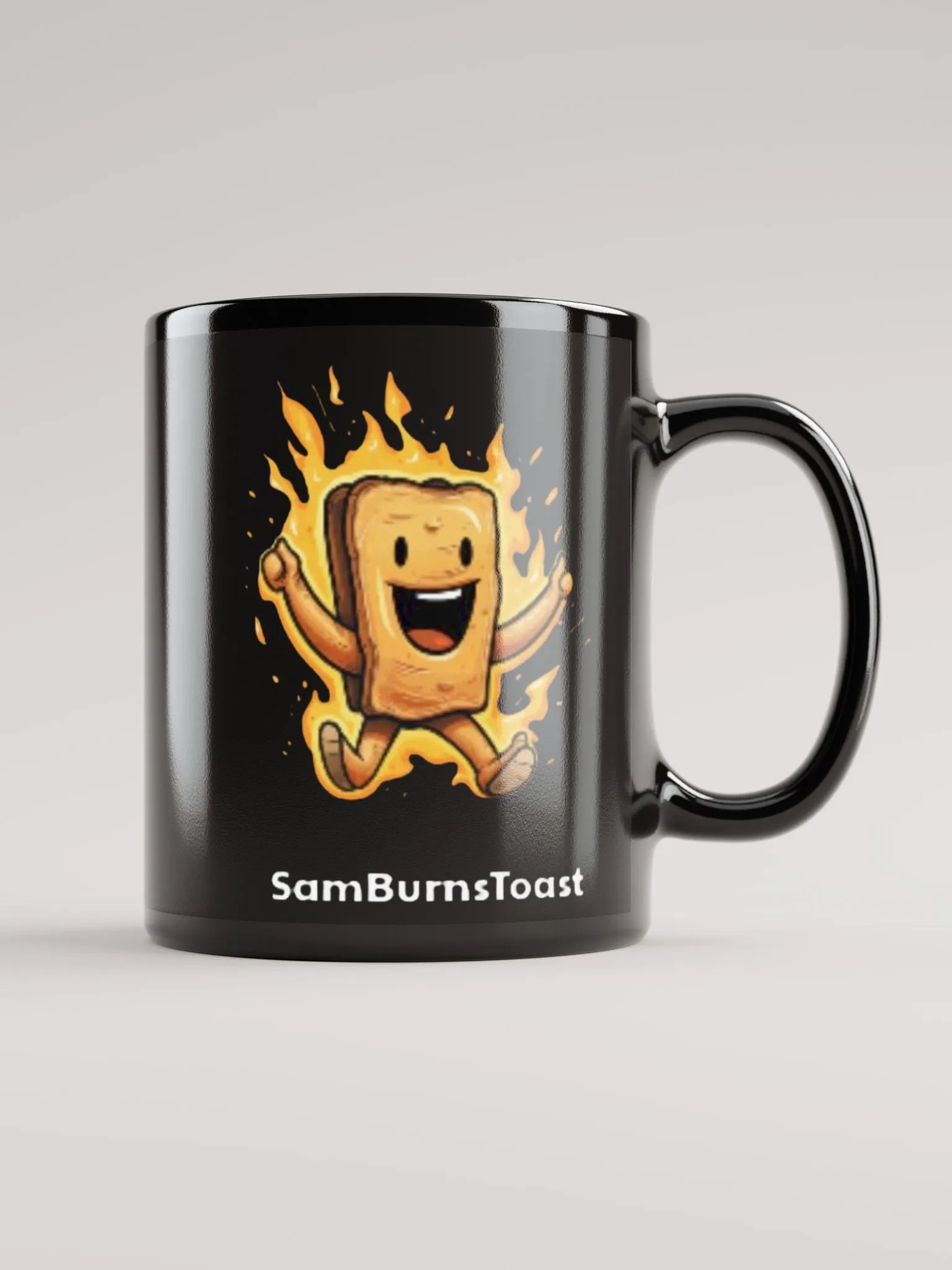 Toasty Black Mug - 2 Sizes product image (2)