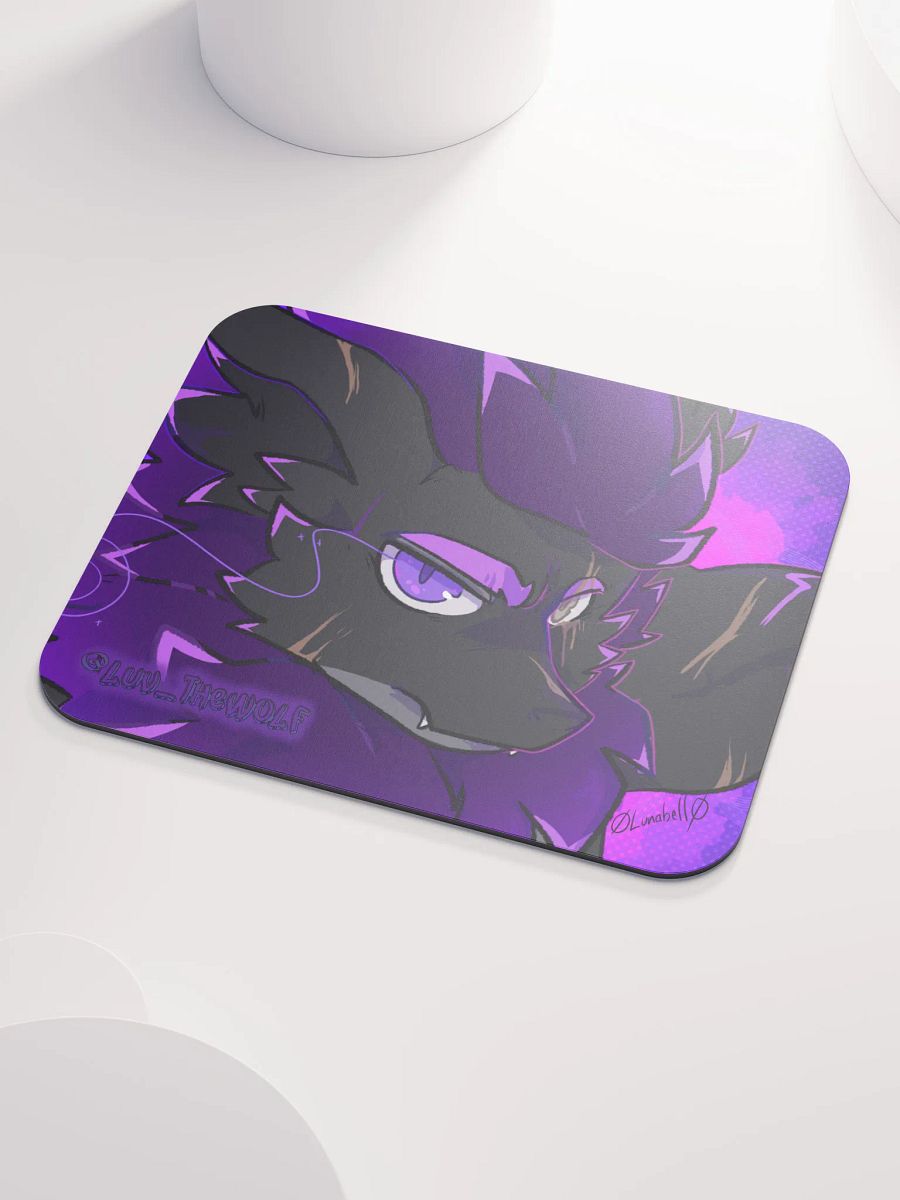 "Scruffy Wolf" Nardoragon Mouse Pad product image (3)