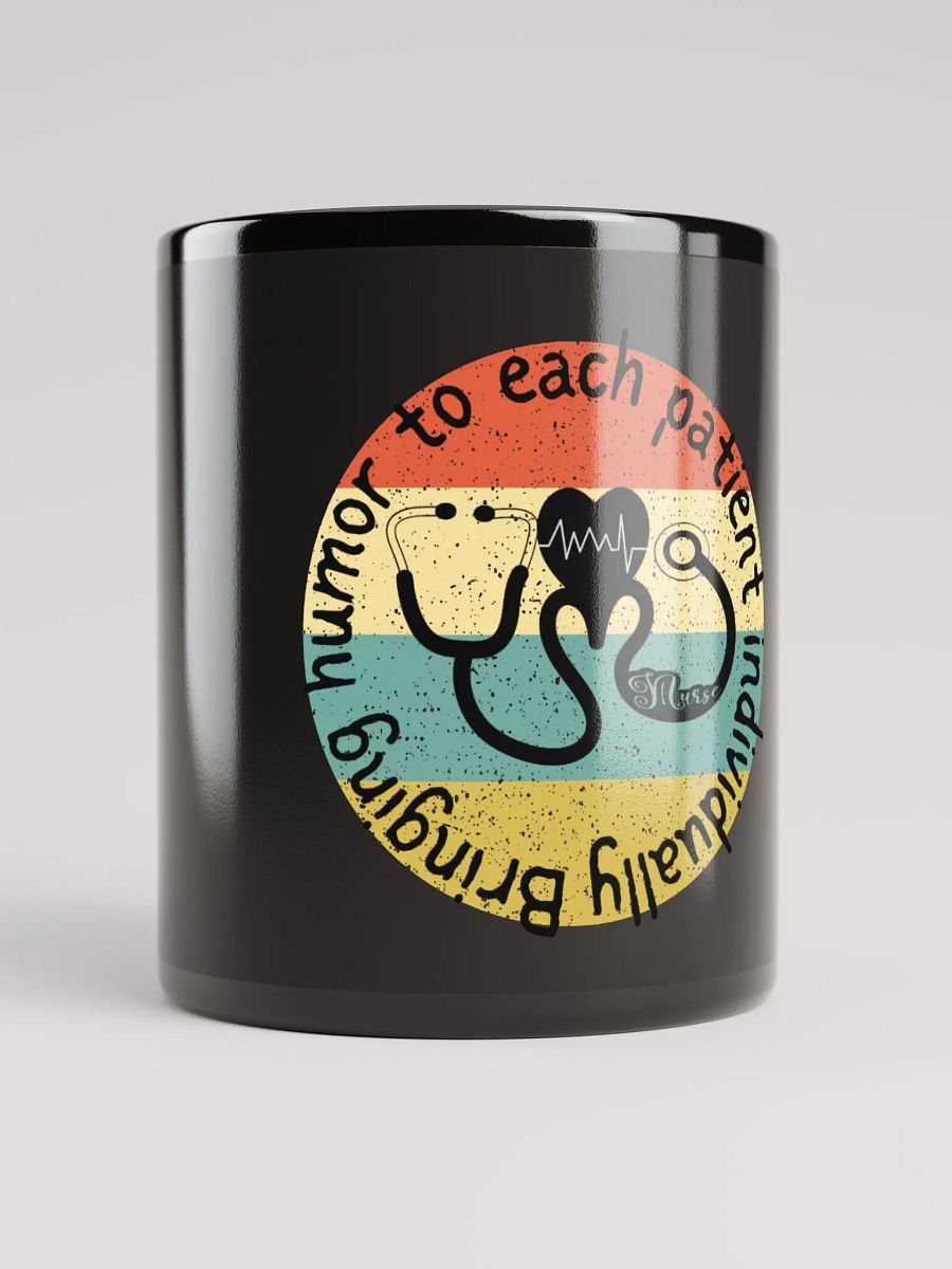 Bringing humor to each patient individually Black Glossy Mug product image (10)