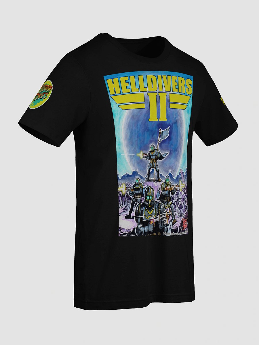 HELLDIVERS II Fan Art Custom Deluxe T-Shirt product image (9)