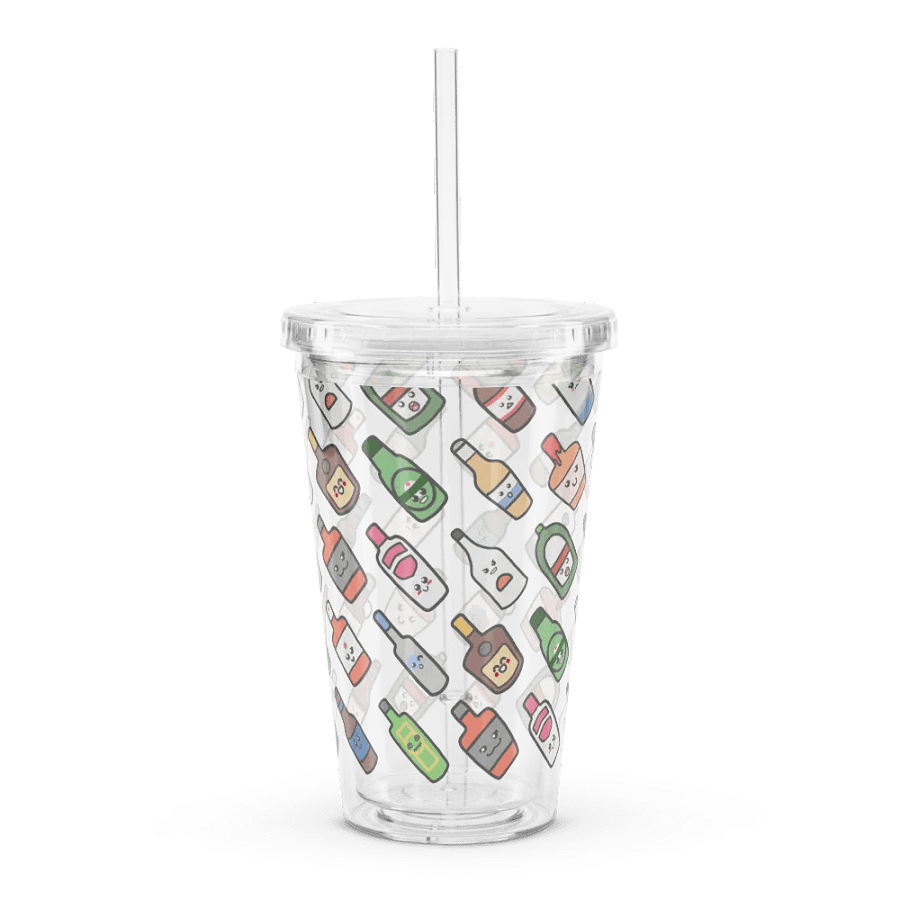 Kawaii Bottles Plastic Tumbler product image (1)