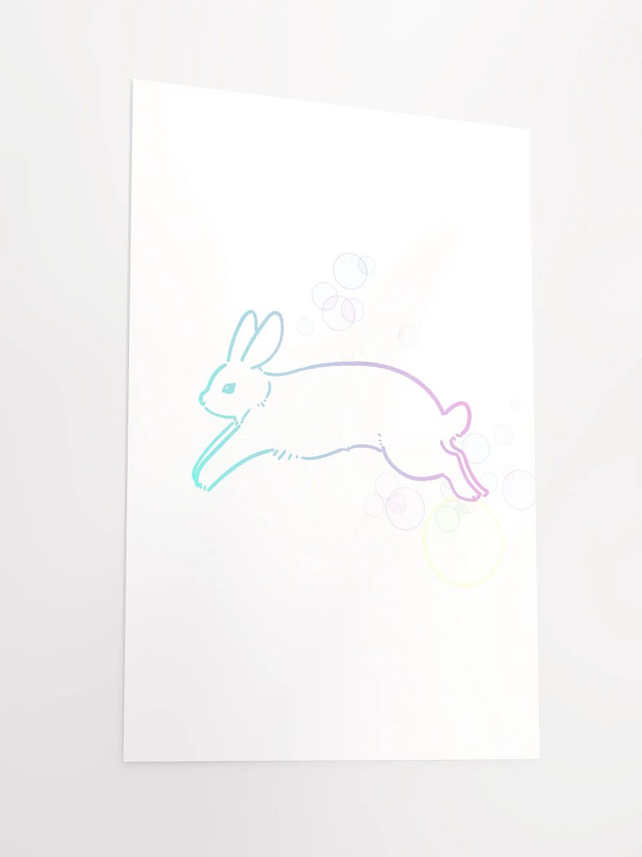 Bubble Bunny Poster product image (5)