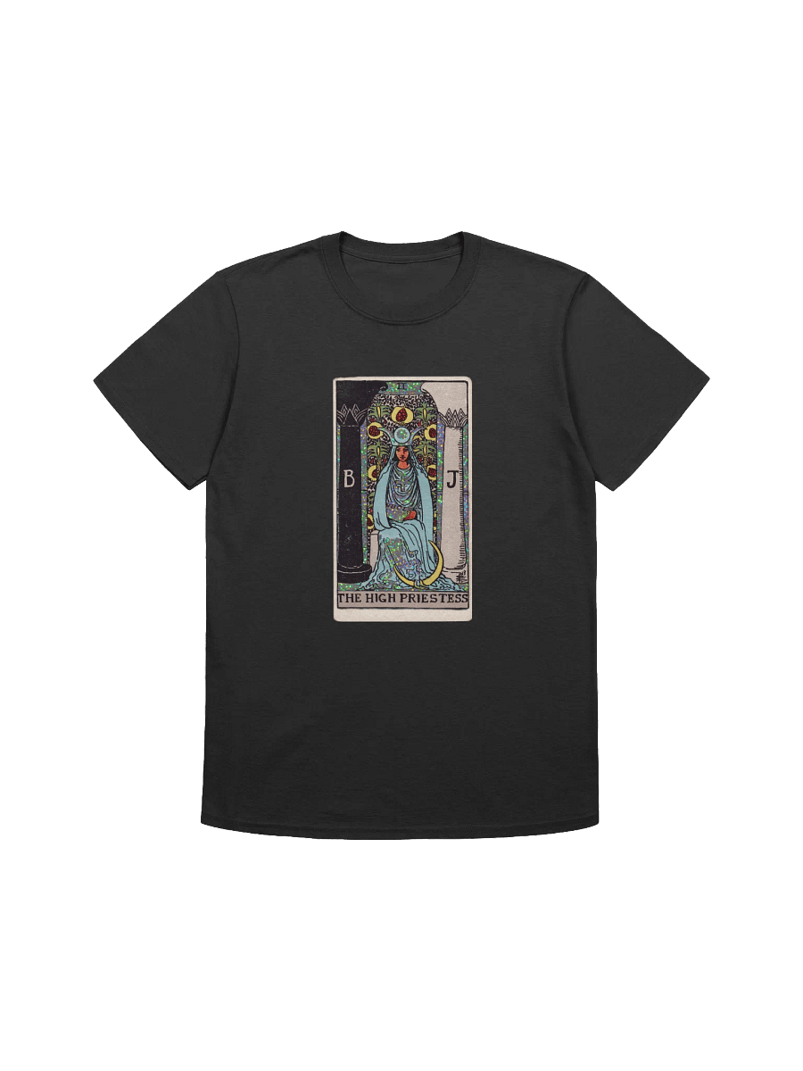 The High Priestess Holo Card Unisex T-Shirt product image (1)