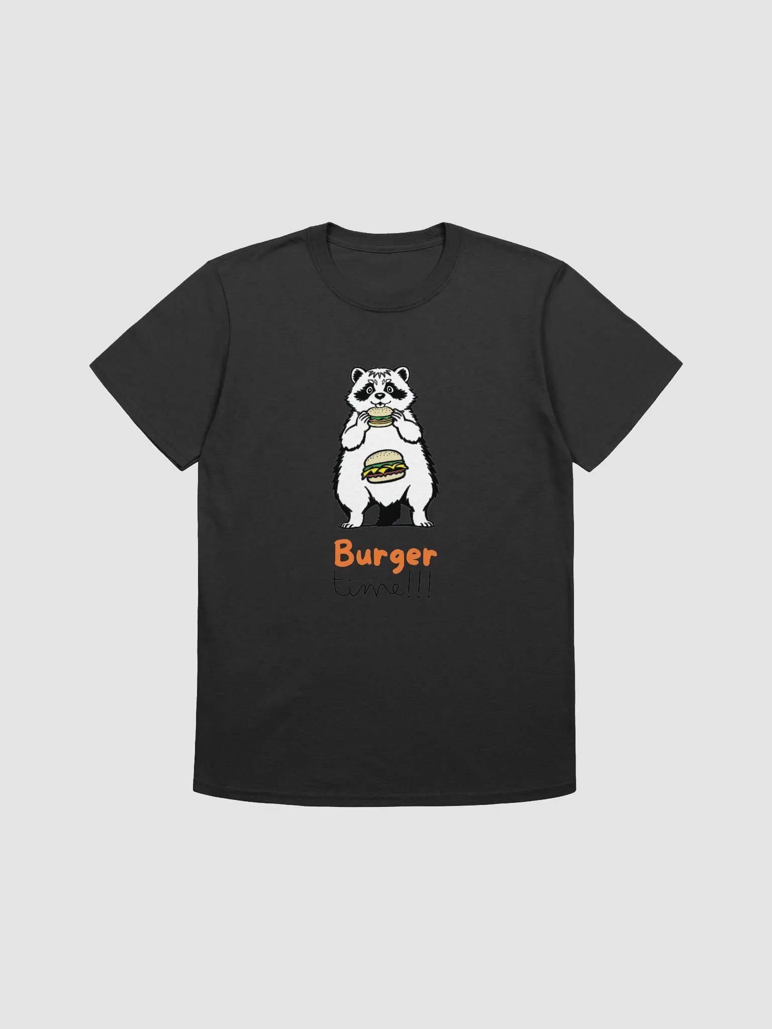 Burger Time Raccoon T-Shirt product image (5)