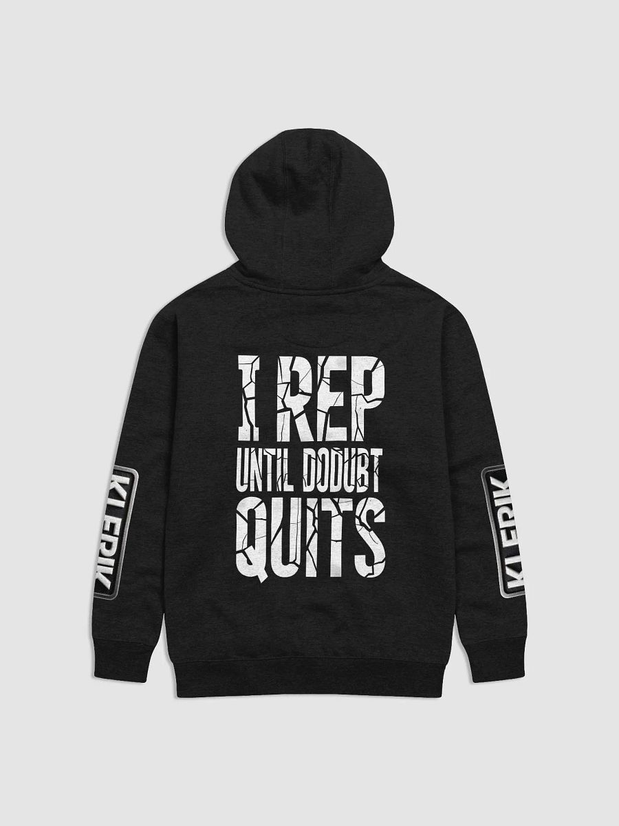 KLERIK Original Unisex Premium Hoodie - I ONLY LIFT ONCE UP,ONCE DOWN product image (2)