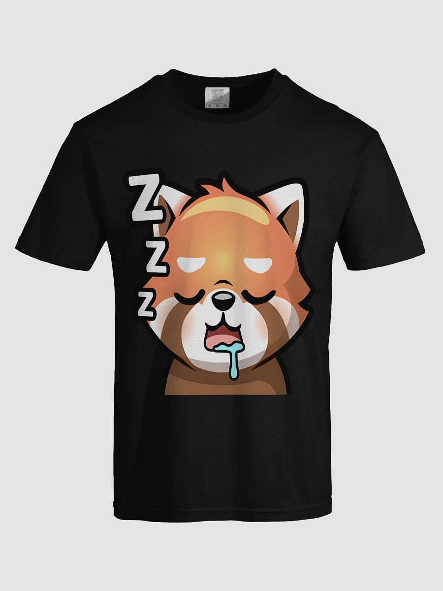 Sleepy Red Panda Cotton T-Shirt product image (35)