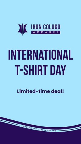 International T-shirt Day promo is live! Get a free holographic sticker with the order of any 2 T-shirts from now through Jun...