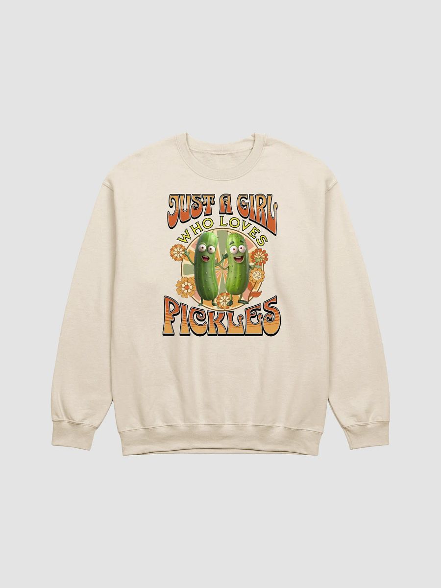 Just A Girl Who Loves Pickles Lover's Animated Crewneck product image (15)