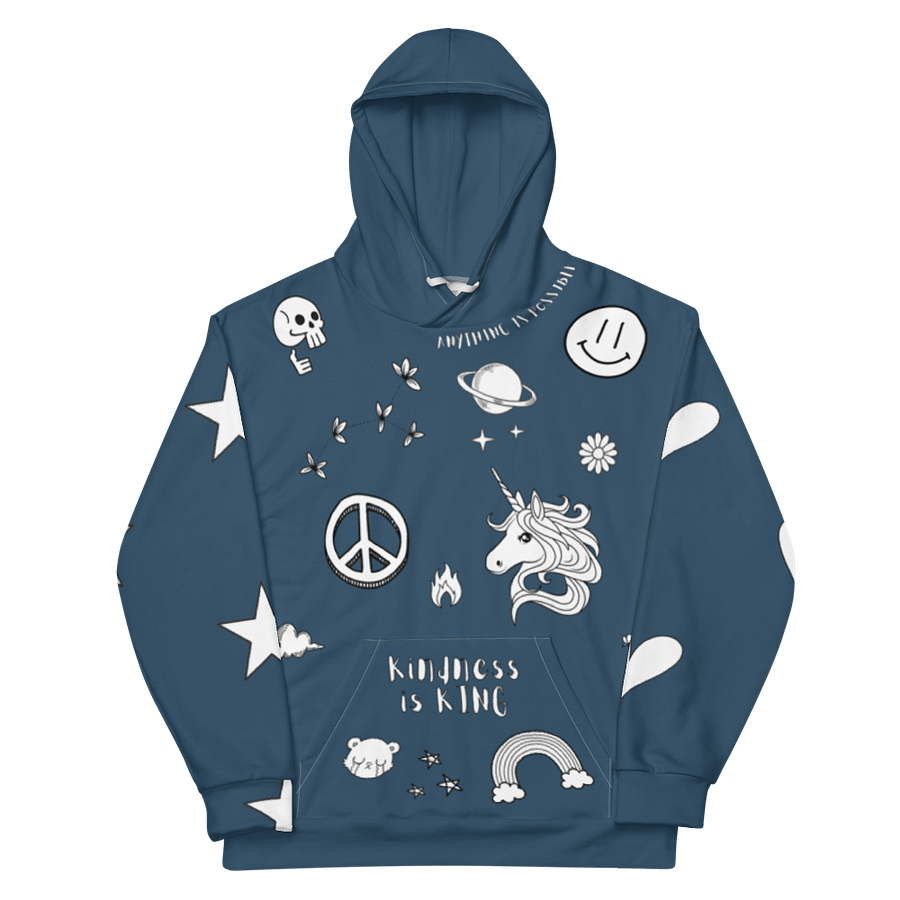 ADULT Hoodie - Deep Blue product image (4)