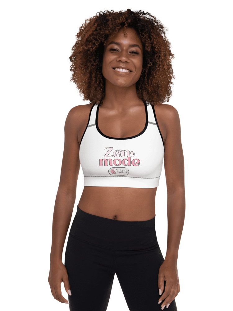 Zen Mode Activator Padded Sports Bra product image (2)