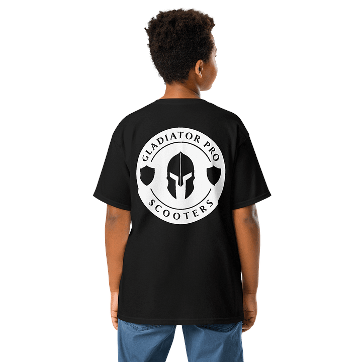 Gladiator kids tee (white logo) product image (1)