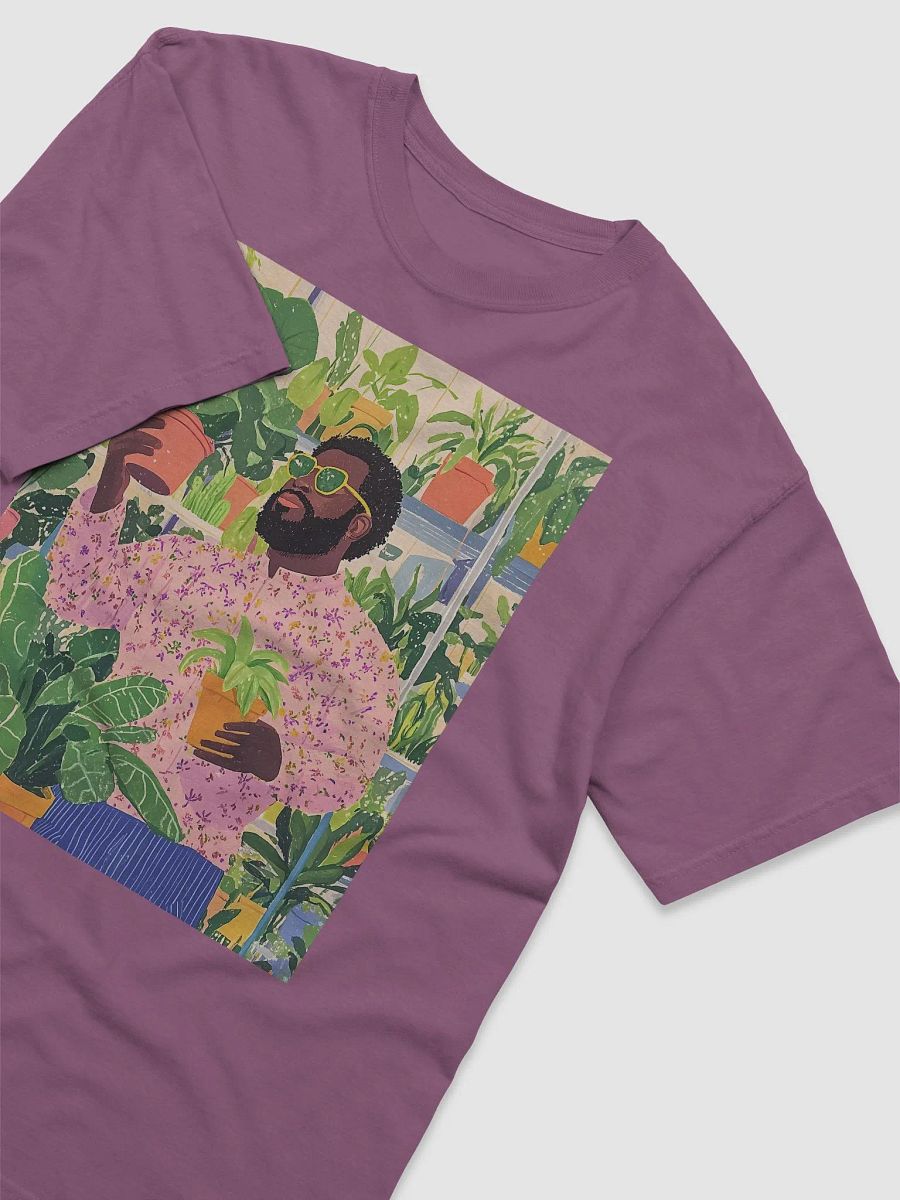 Black Stylish Man Botanist Design Tee product image (39)