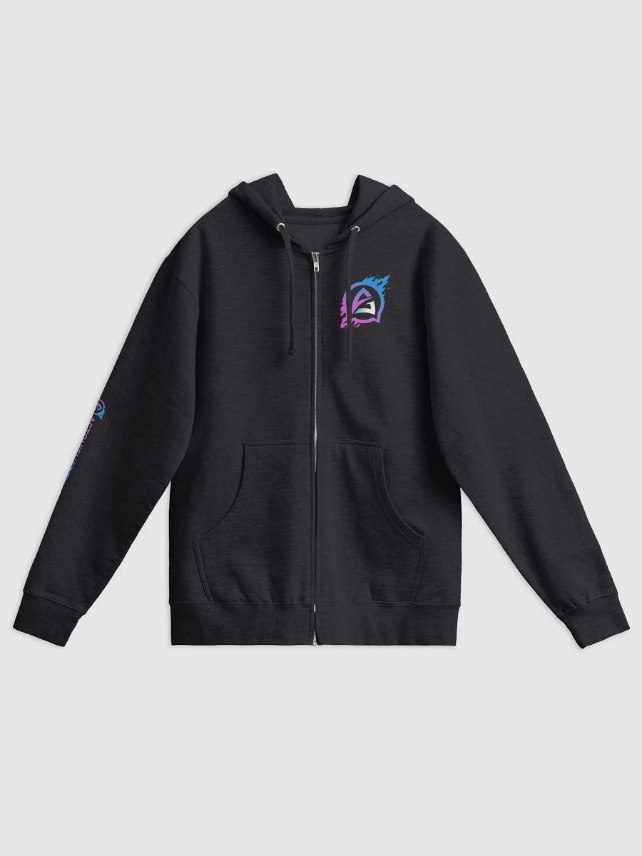 Astonished Zip-up Hoodie w/ arm Logo product image (2)