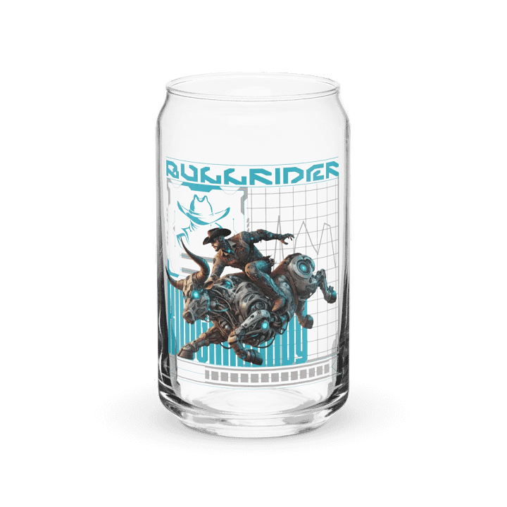 Cyber Punk Cowboy Bull-Riding Glass product image (1)