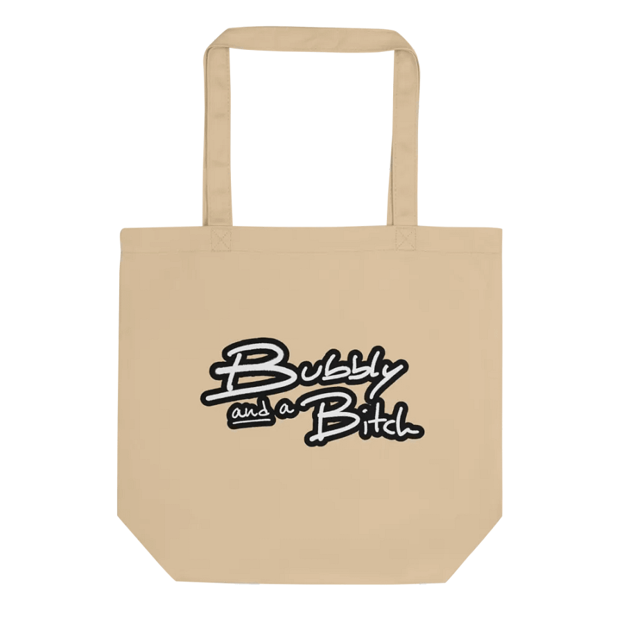 Bubbly and a B*tch (lined design) tote bag product image (1)
