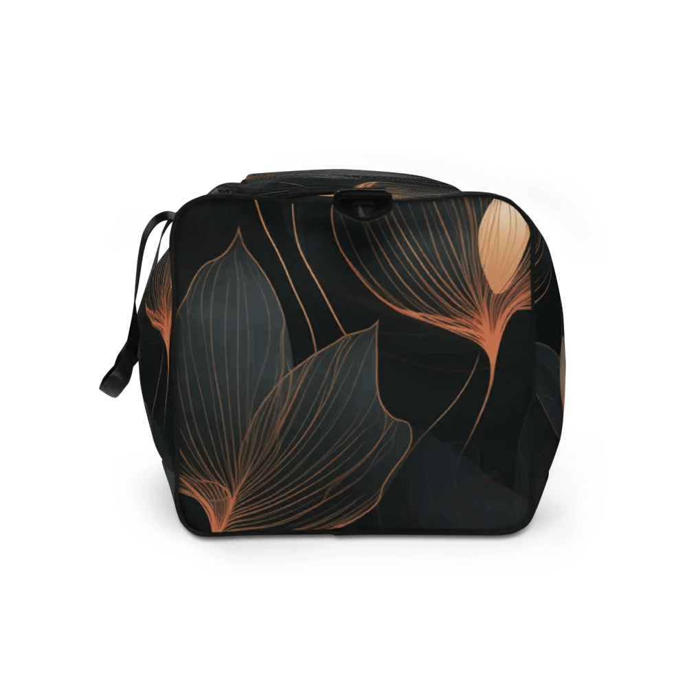 Golden Botanical Elegance Duffle Bag product image (11)