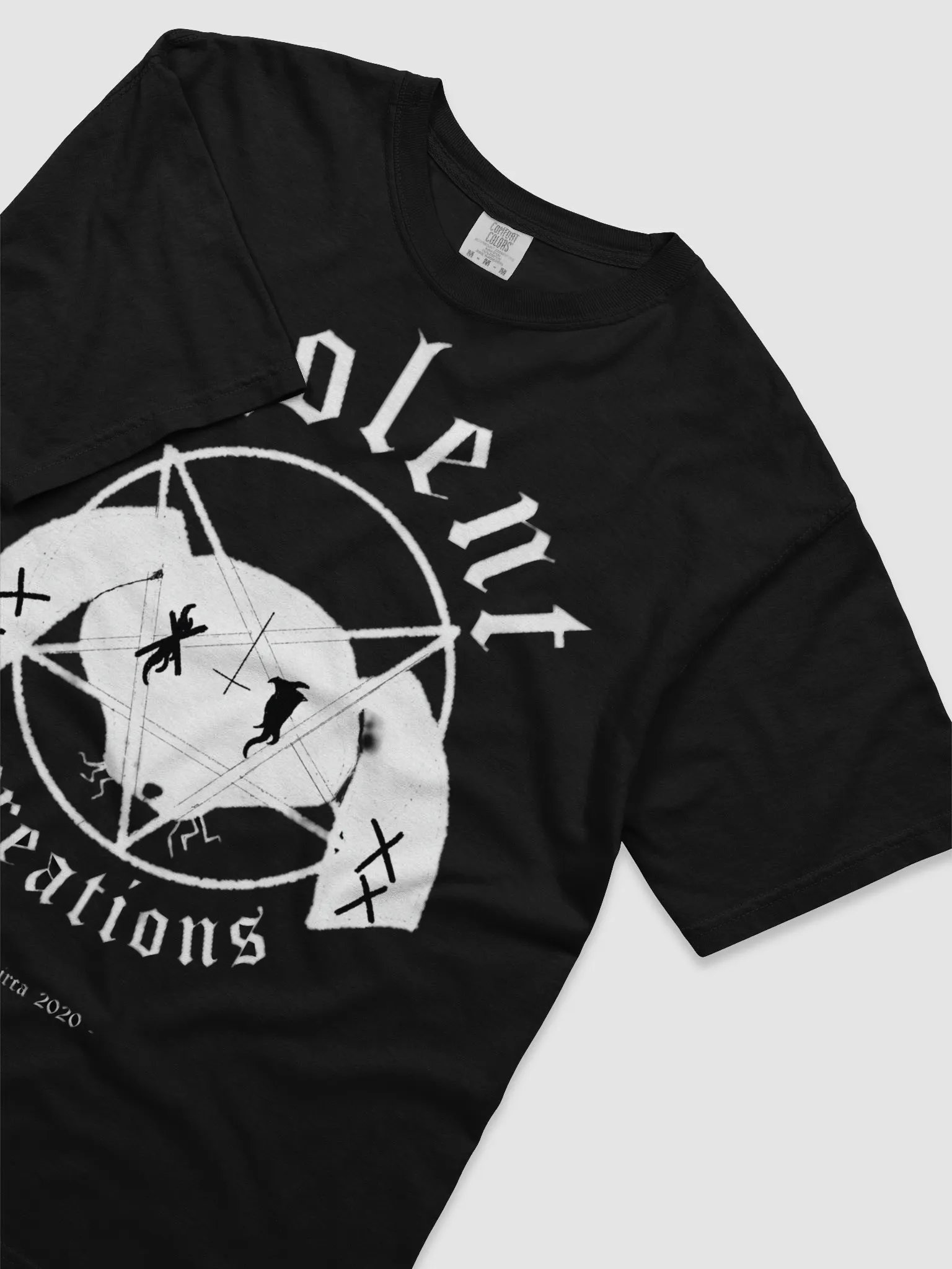 Black Metal Bunny Logo Tee product image (3)