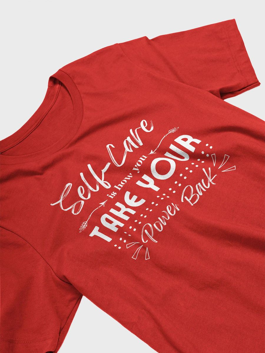 Self-Care Inspirational Bella Canvas Dark T-Shirt product image (4)
