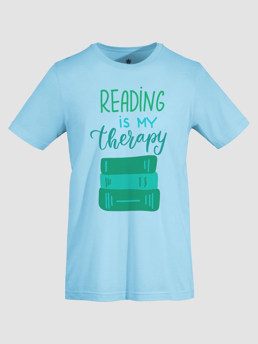 Reading Is My Therapy Unisex T-Shirt product image (75)
