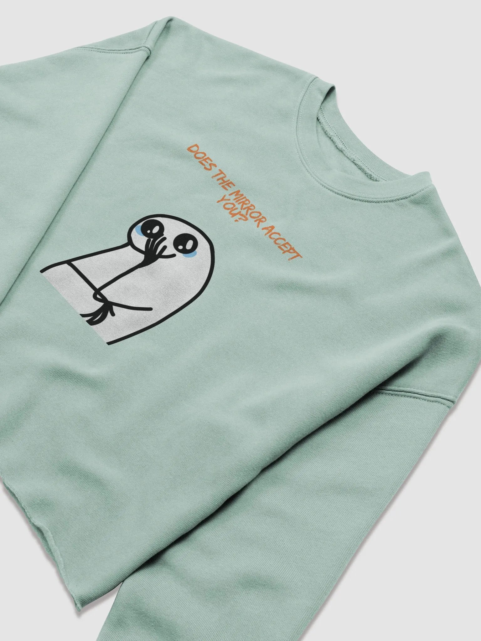 Insulting Meme Amused Women's Crop Sweatshirt product image (30)