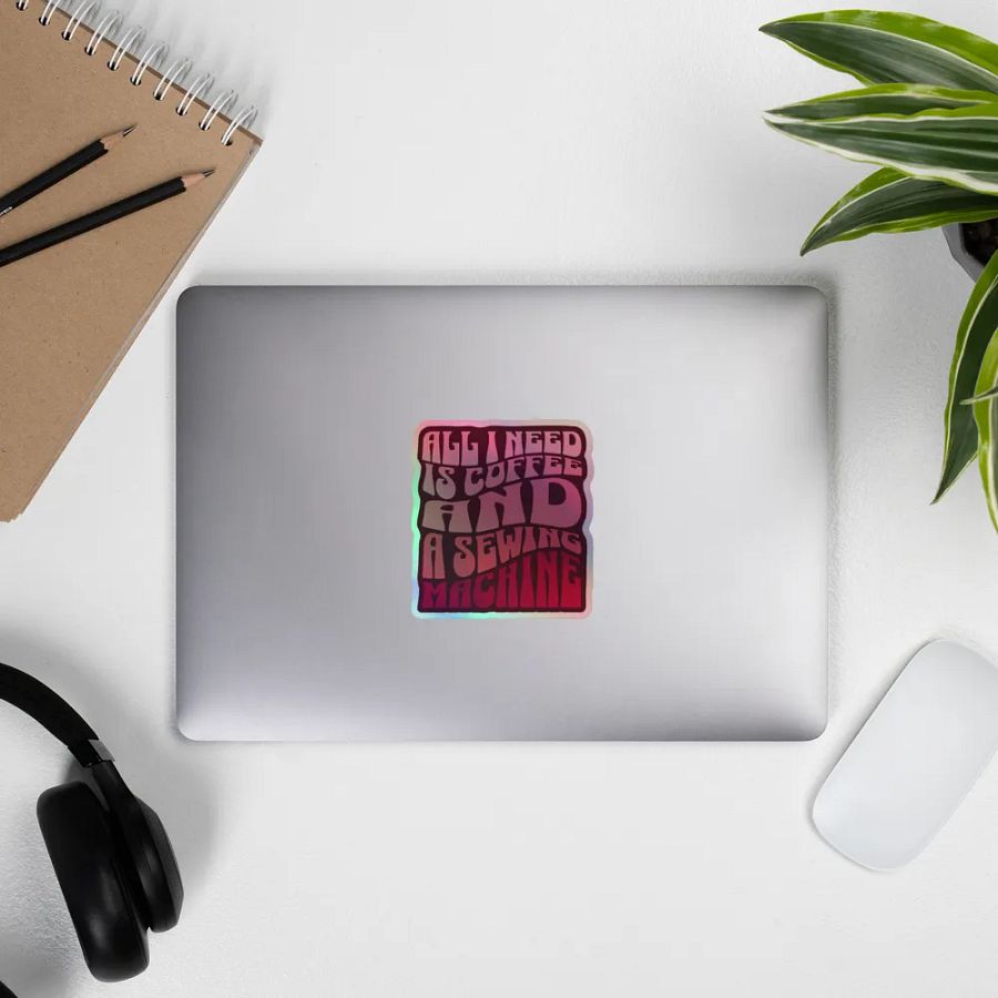 All I Need is Coffee and A Sewing Machine (Sticker) product image (8)