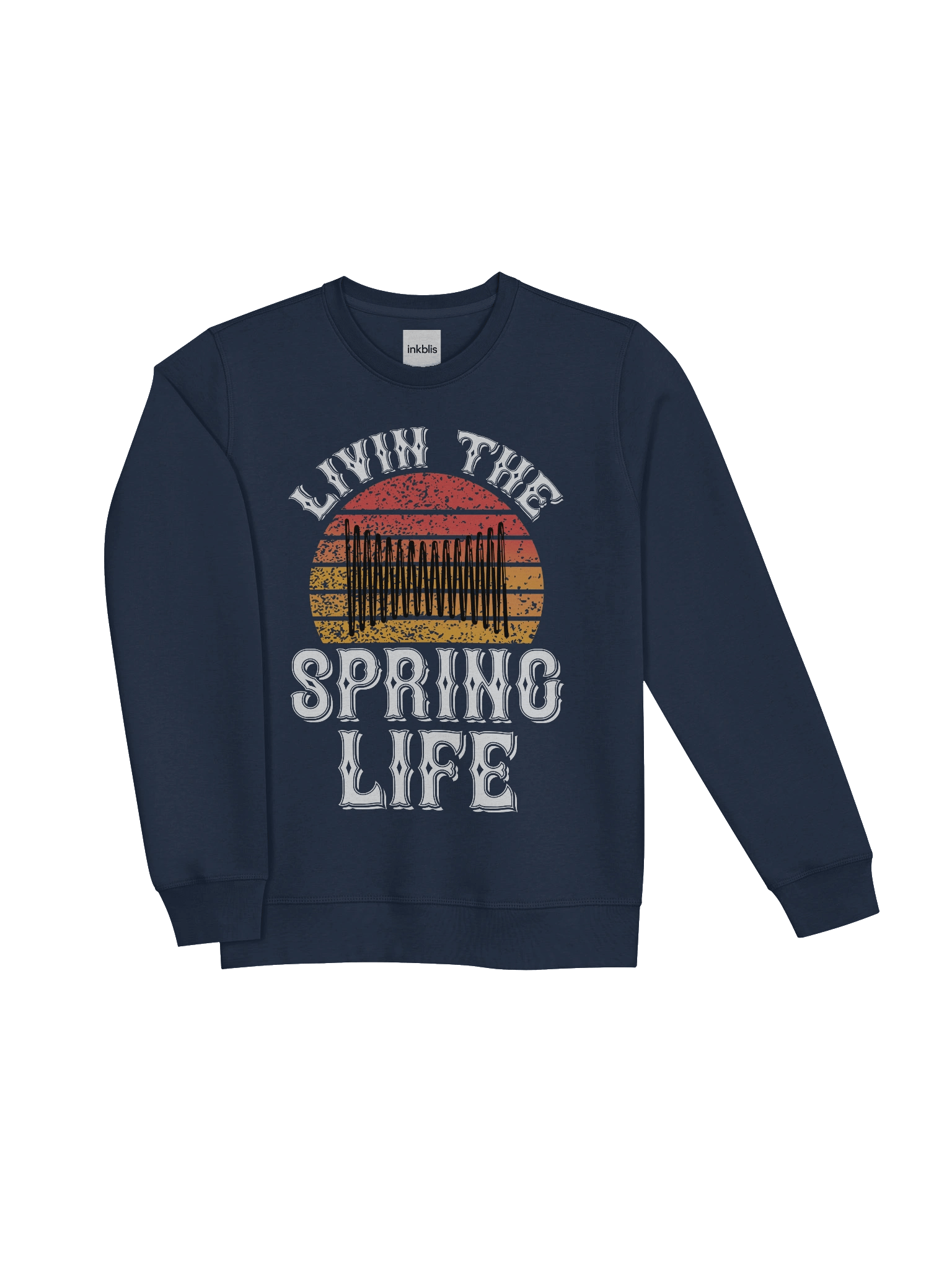 Retro Sunset “Spring Life” Sweatshirt product image (3)