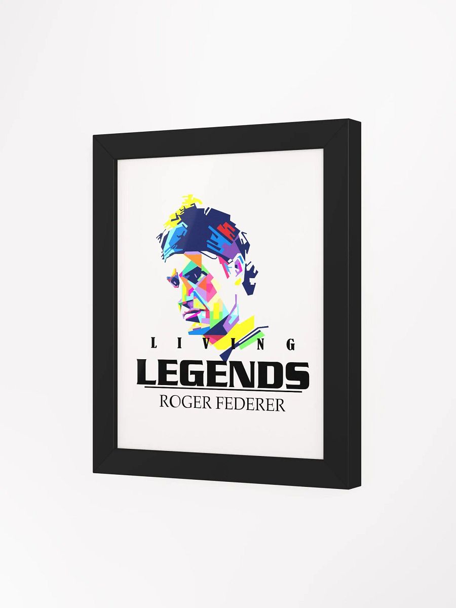 Roger Federrer Living Legend Framed Poster product image (76)