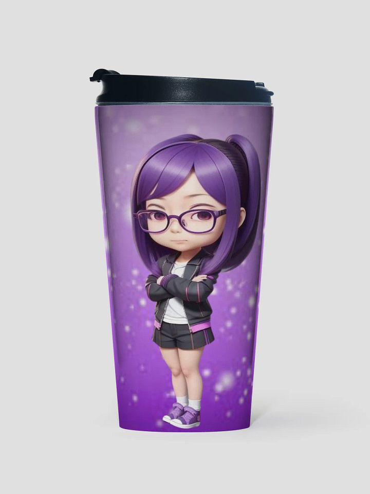 (PURPLE CHIBI) K Stainless Steel Travel Mug product image (1)