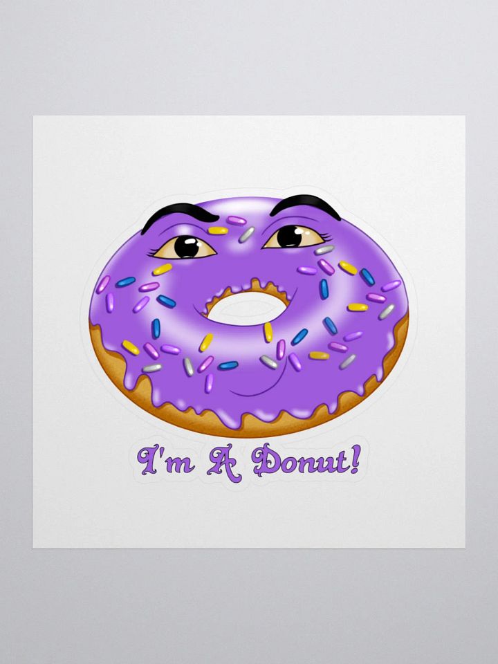 I'm A Donut KissCut Sticker product image (1)