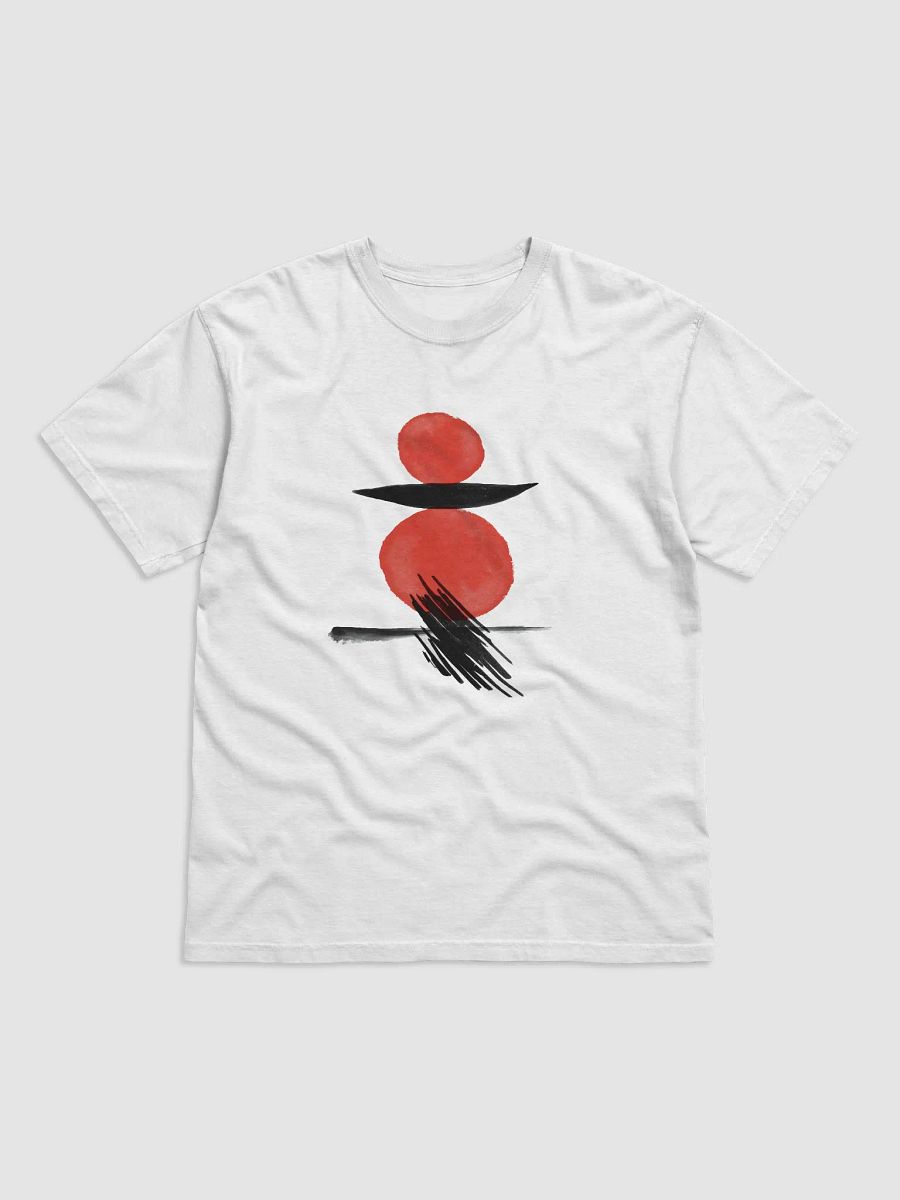 Japanese Art Harmony in Red Tee product image (2)