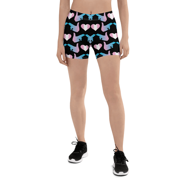 Finger Guns (trans flag) Shorts product image (1)