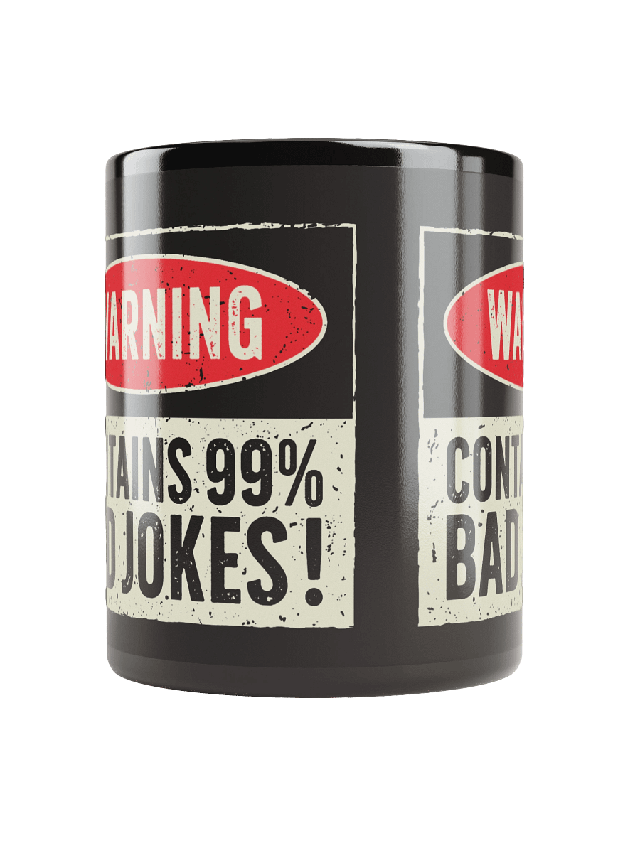 Warning: Contains 99% Bad Jokes – Funny Dad Mug product image (10)