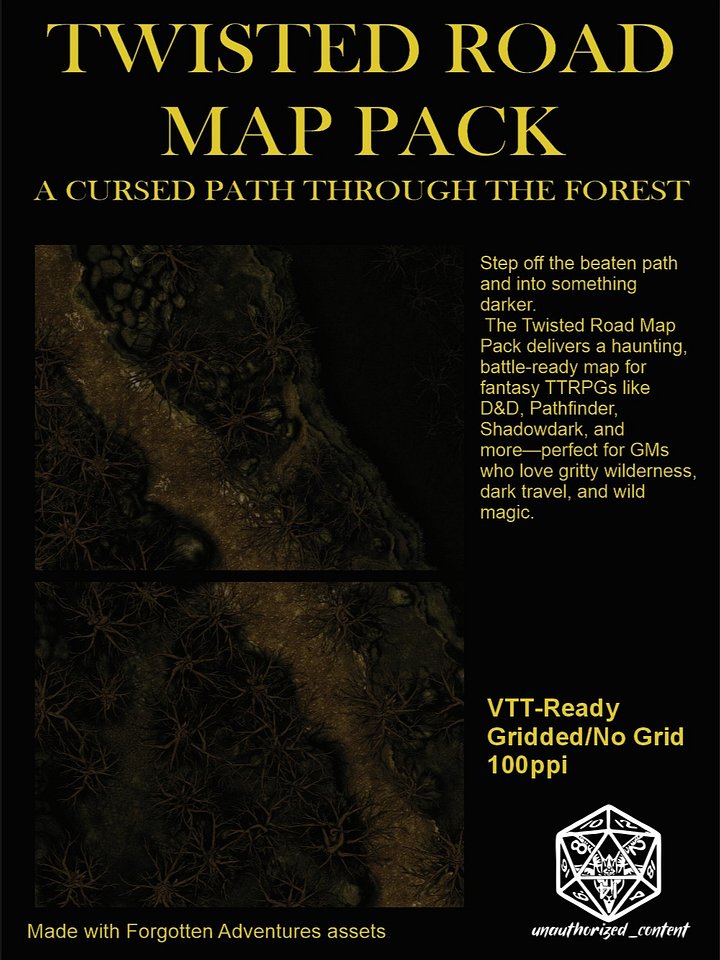 Twisted Road Map Pack – Cursed Paths product image (1)