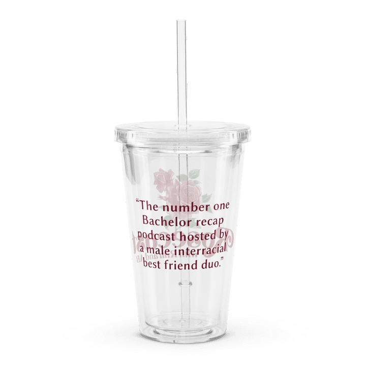 Retro Rose Plastic Tumbler (Doubled-Walled) product image (2)