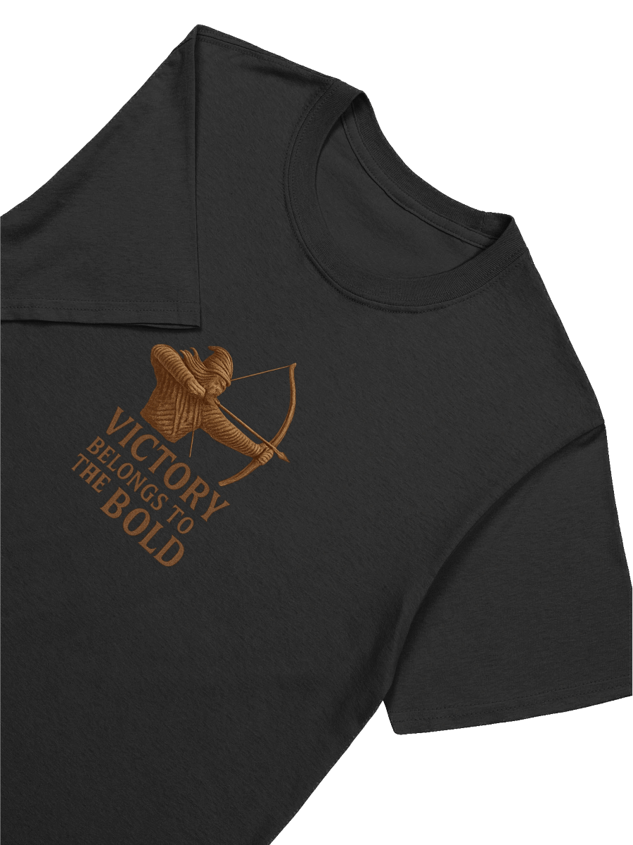 Archer Graphic T-Shirt – "Victory Belongs to the Bold" Vintage Warrior Design product image (13)