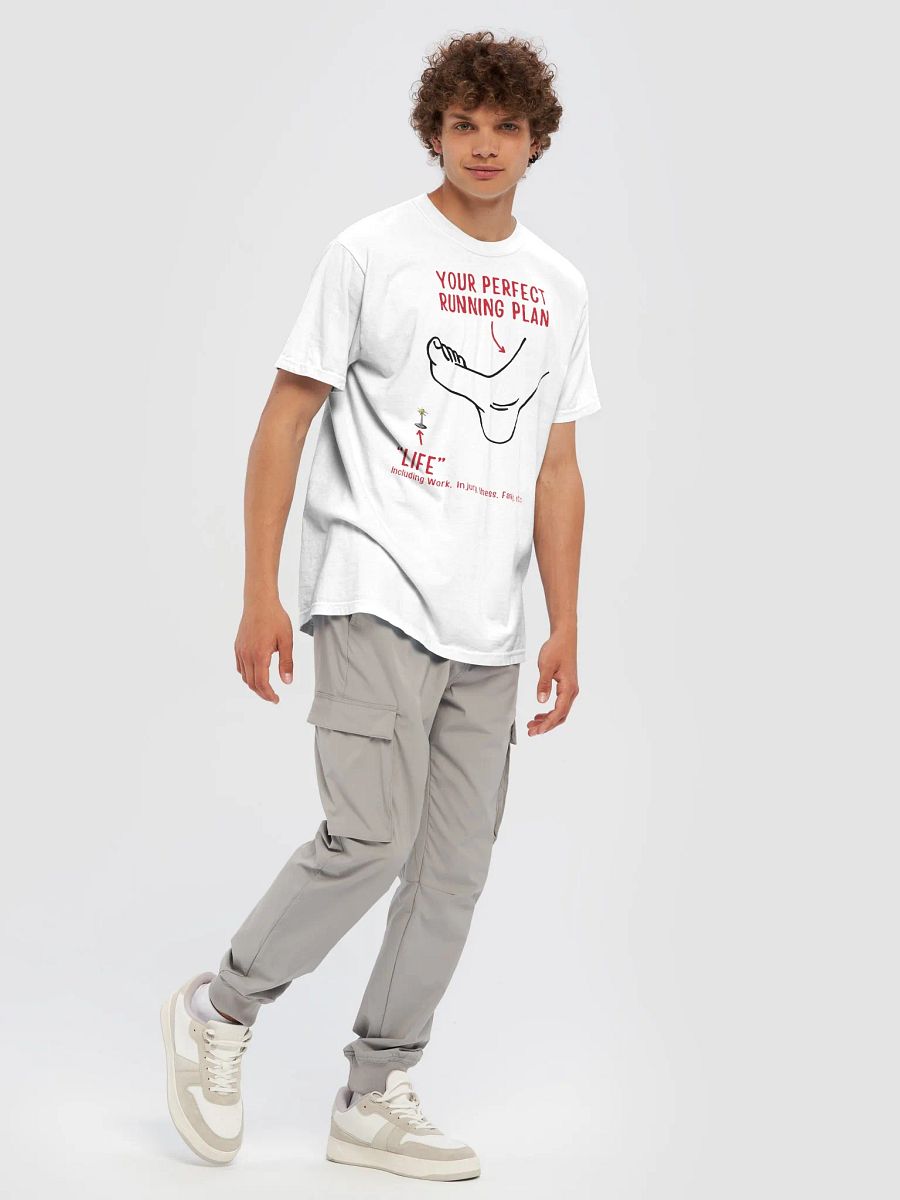Life vs. Running Plan Humor Tee product image (7)