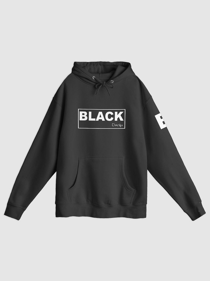 Black By Omega - White | Premium Pullover Hoodie product image (1)