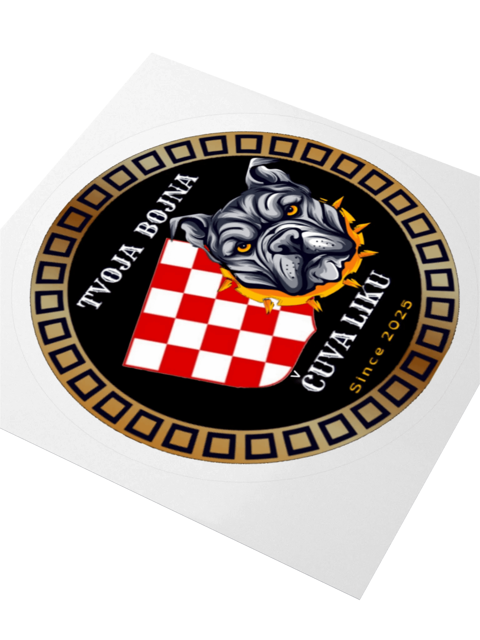 Tvoja Bojna Čuva Liku Kiss Cut Stickers product image (11)