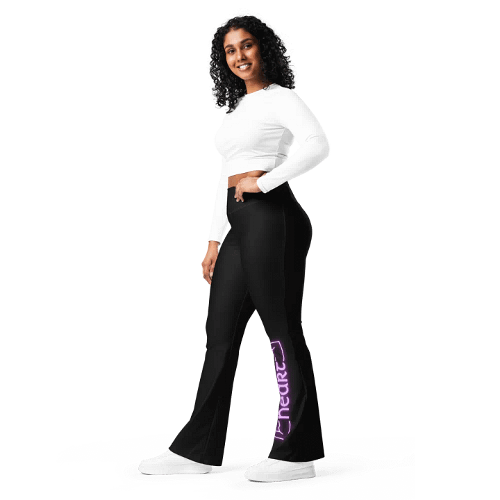 'Neart' meaning strength - Flared Gym Leggings With Recycled Materials product image (2)