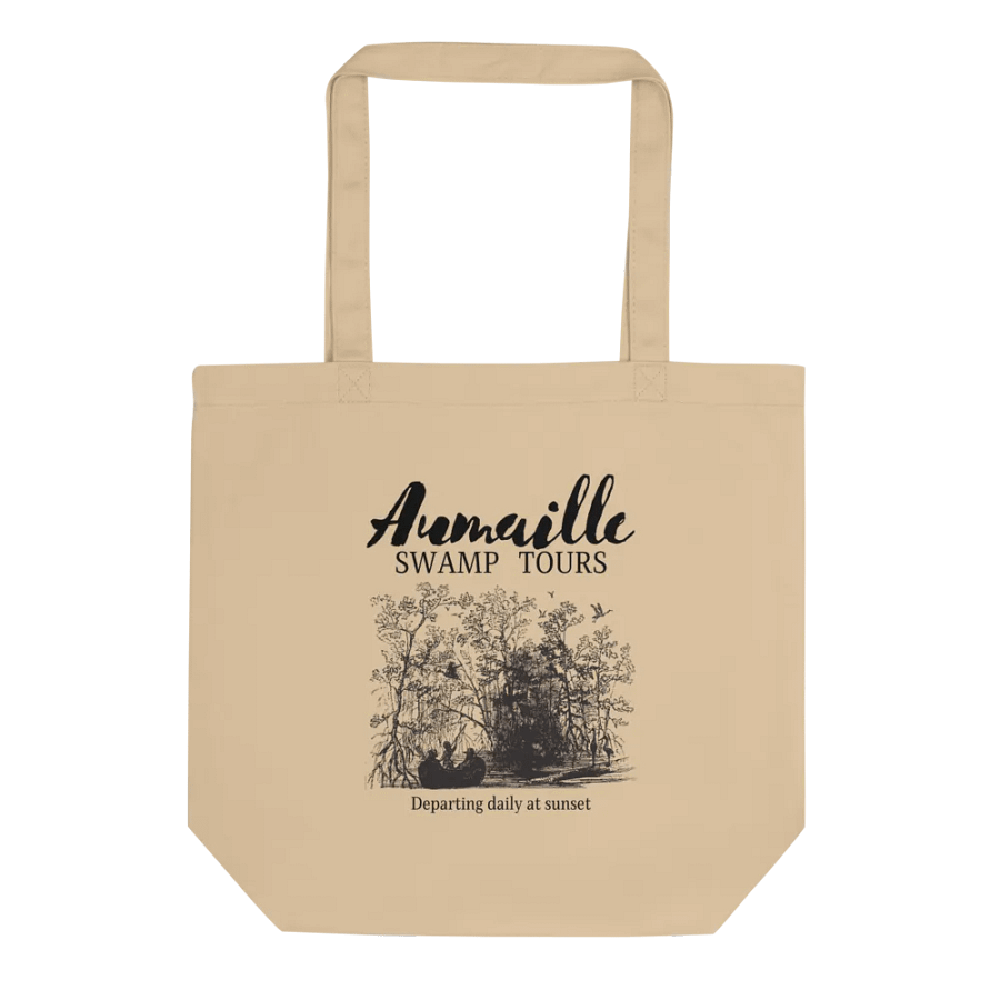 Swamp Tour Organic Cotton Tote Bag product image (1)